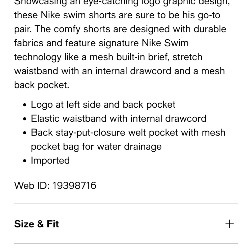 Bundle 2 Nike Swim shorts & 1 Nautica size L - Picture 11 of 16